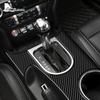 Чехол для Ford Mustang 2015-2022 из настоящего углеродного волокна, панель переключения передач, украшение, наклейка на центральную консоль автомобиля