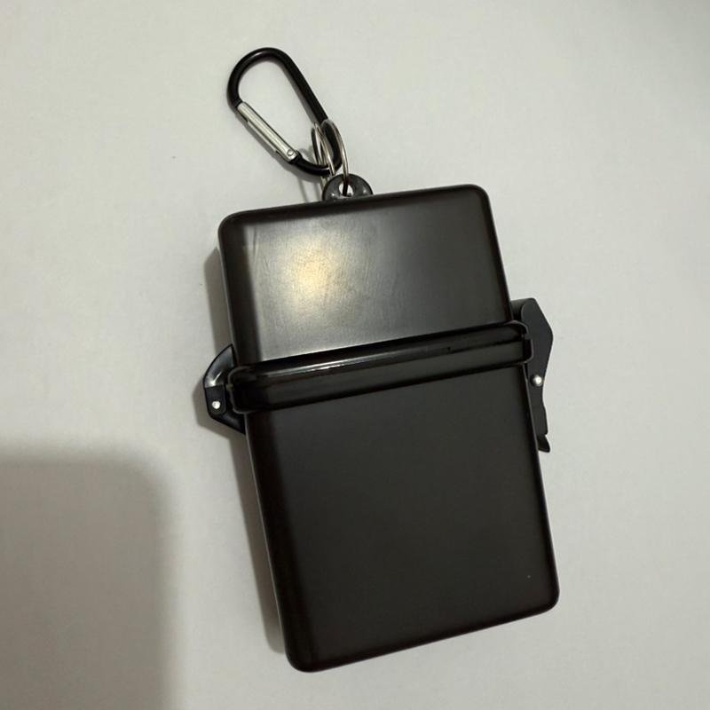 Прозрачный ящик для хранения Держатель для карточек Pocard с карабином Водонепроницаемый чехол для карточек Уличный Квадратный Пылезащитный Ящик Ящик для хранения Po