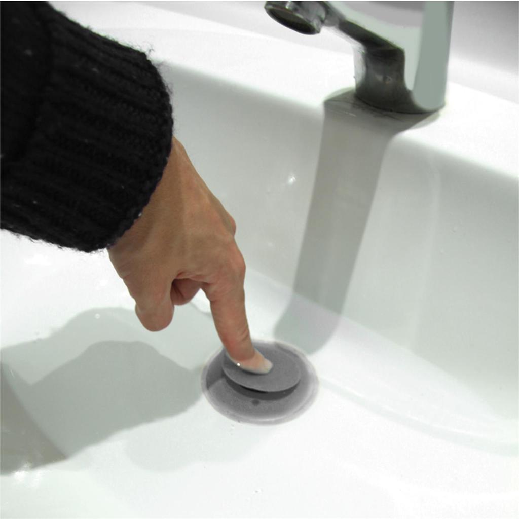 Silicone Sink Plug White Modern 6 Cm