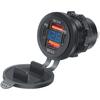 96 Вт Быстрая зарядка 4-USB разъема - Встроенное автомобильное зарядное устройство с цифровым дисплеем, QC3.0 и портами PD