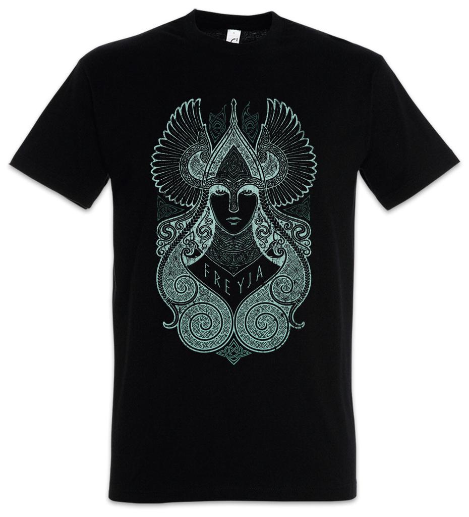 Freyja II T-Shirt Mens Womens Tees Top Freya Freia Valhall Valhalla Vikings Odin Viking Goddess God