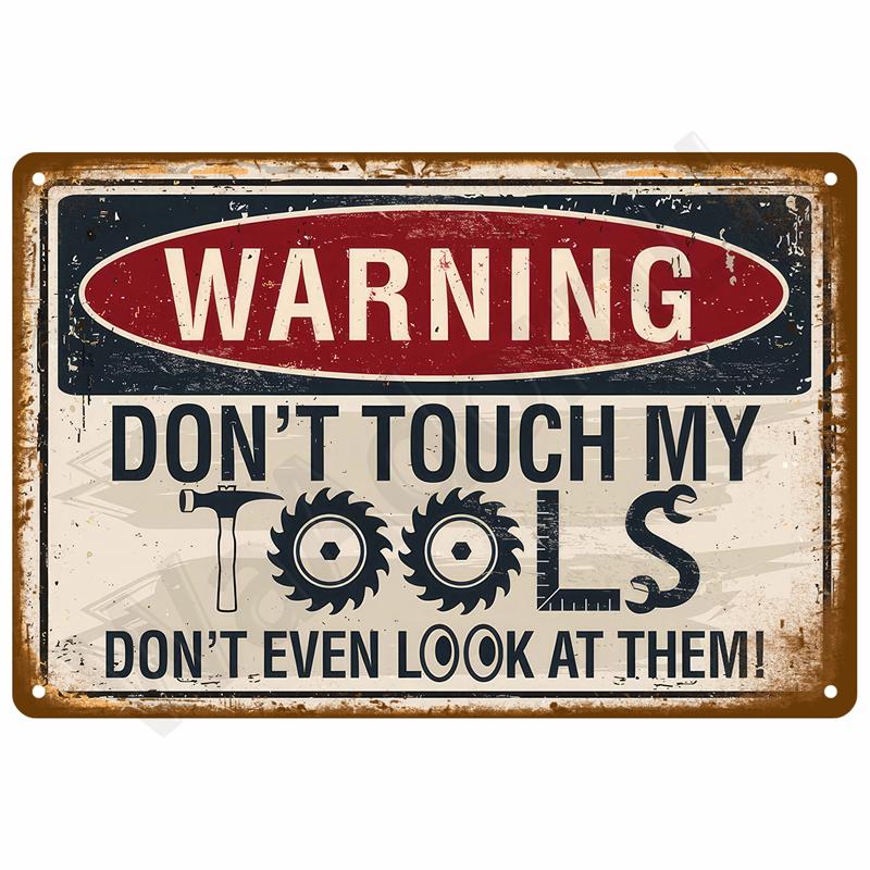 Vintage Room Decoration Home Decor Items Tin Signs Aesthetic Men Bedroom Metal Signs Retro Metal Plate Posters Wall Art Mural