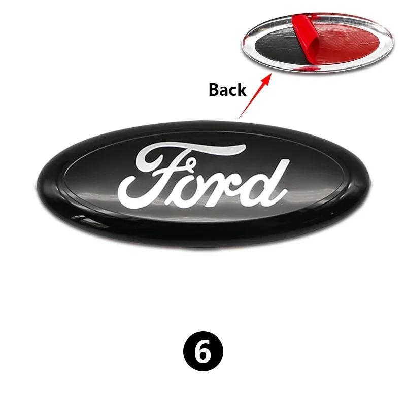 Новая наклейка на автомобиль 2026 Ford New 2025 Горячая 1 шт. 14,5 см Наклейка-эмблема на капот автомобиля логотип Для Ford Mondeo Explorer edge Focus f