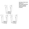 Adjustable Planter Insert for Tall Large Pots 310.3" Pot Riser with Chains And Hooks Stainless Steel Hanging Pot Filler for Indoor Outdoor Wedding