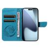 For iPhone 17 Pro Case Butterfly Pattern PU Leather Folio Flip Phone Cover