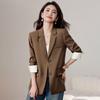 Женский блейзер Teluoman Premium Slim-Fit Petite (Весна 2025 г.)