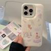 Чехол для телефона Rose Angel Meow для iPhone 15 14 13 12 11 Pro Max Plus, легкий масляный кронштейн с ангелом и кошкой, защитная задняя крышка