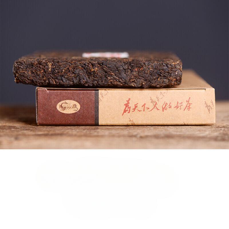 Чай Хайвань Лао Тонг Чжи 2018 9908 Спелый Пуэр Лао Ча Тоу Старый Кирпичный Шу Пуэр 500г