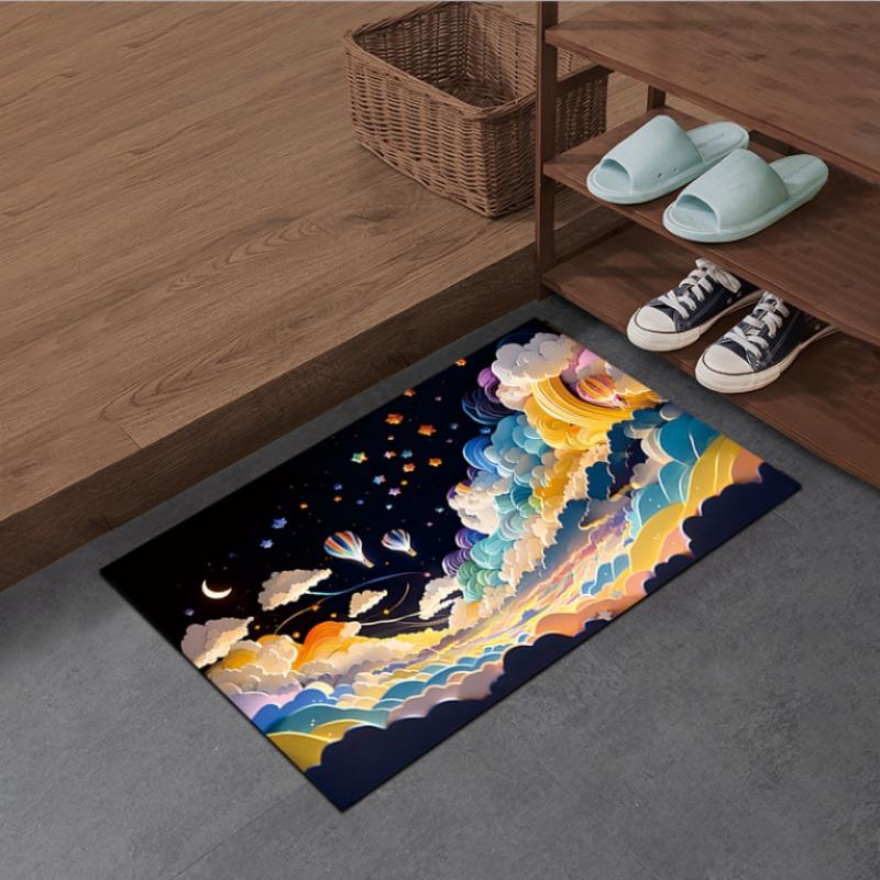 New Expanded Diatom Mud Mat Balloon Series Washroom Washroom Moisture-wicking Quick Dry Mat Slip-resistant Foot Mat