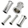 Hygienic Coil Pipe Fittings, Straight Connection, Flange Ends, Pipes, Fittings