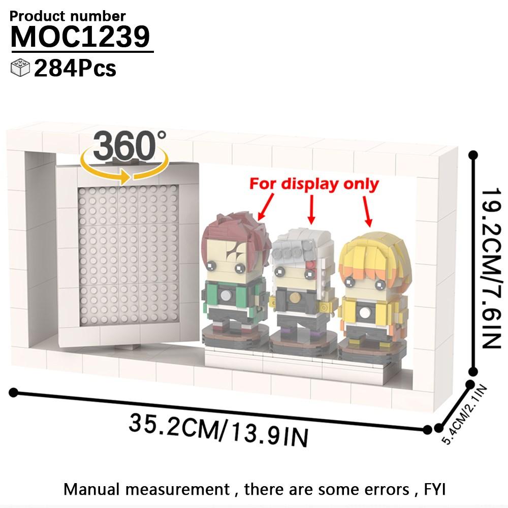 Подставка MOC для фигурок из фильмов, аниме, военных action figures, подставки для демонстрации, совместимые с блоками-коробками 75257 05007 75105, Игрушки-кубики High-Speed Championed, Наборы
