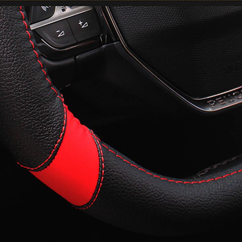 Чехол на руль автомобиля из микрофибры, кожа, индивидуальный заказ для peugeot 4008 peugeot 5008, 5 цветов, высокая