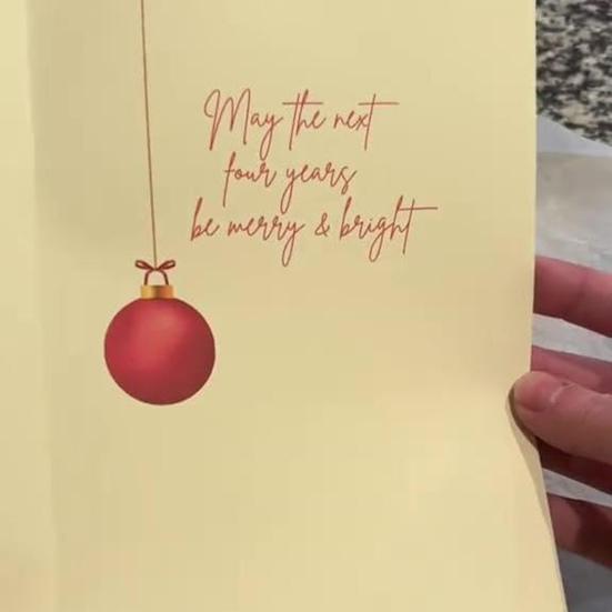 1/10/20/30 шт. Счастливого Рождества Америка Открытки Патриотические праздничные поздравительные открытки Президентские выборы Рождественские открытки для рождественской новогодней вечеринки