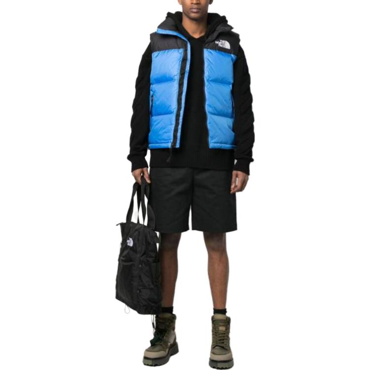 THE NORTH FACE Down Vests Men's Blue Stand Collar Moderate Other NF0A3JQQL-V61