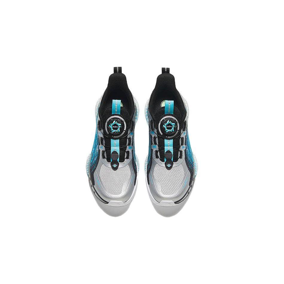 Anta Кроссовки детские UFO 5.0 нескользящие износостойкие низкие детские кроссовки черные серебристо-синие 312335588-3