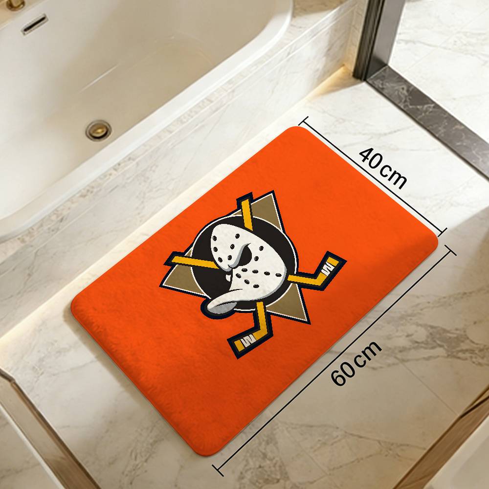 A-Anaheim D-Ducks Bathroom Mat Kids Room Bedroom Decoration Balcony Anti-Slip Doormat Living Room Welcome Rug