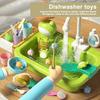 1 Set Dishwasher Degrees Toys Rich Accessories 90 Cartoon Rotating Faucet Circulation Fun Water Hands-on Ability