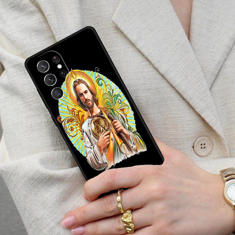 San Judas Cell Phone Case for Samsung Galaxy S26 Ultra S25 S24 S23 S22 S21 S20 Note10 Cover