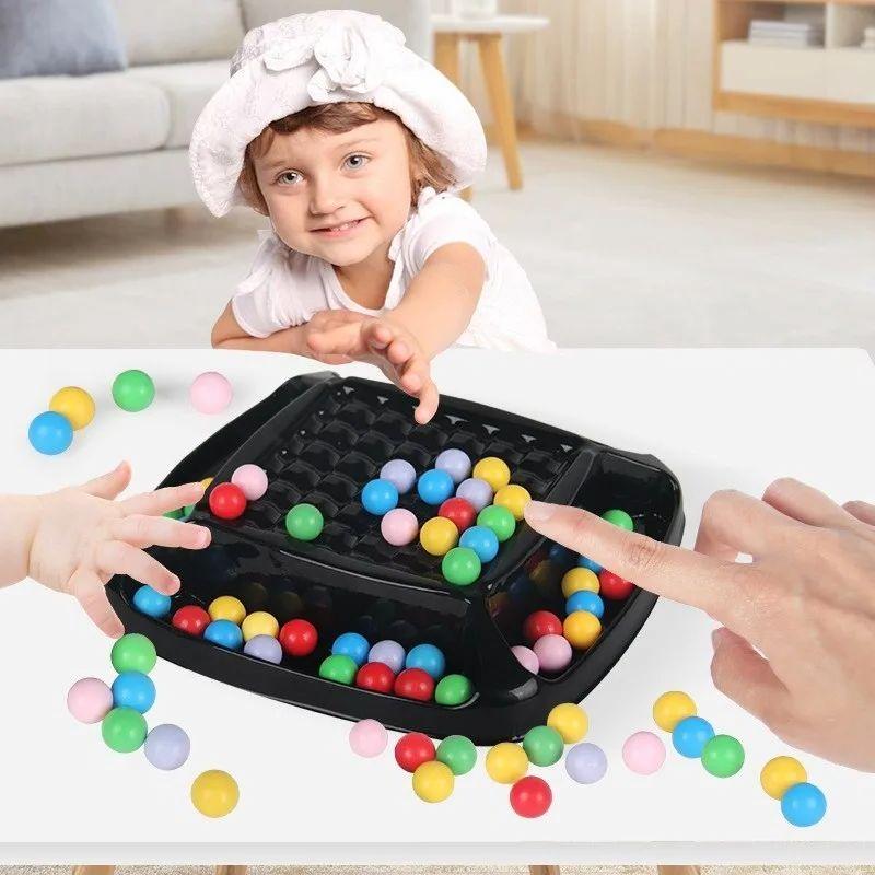 Радужный Шар Исключение Сопоставление Цветов Настольная Игра - Веселое Родительско-Детское Взаимодействие Настольные Шахматы Игрушка Для Детей Семьи