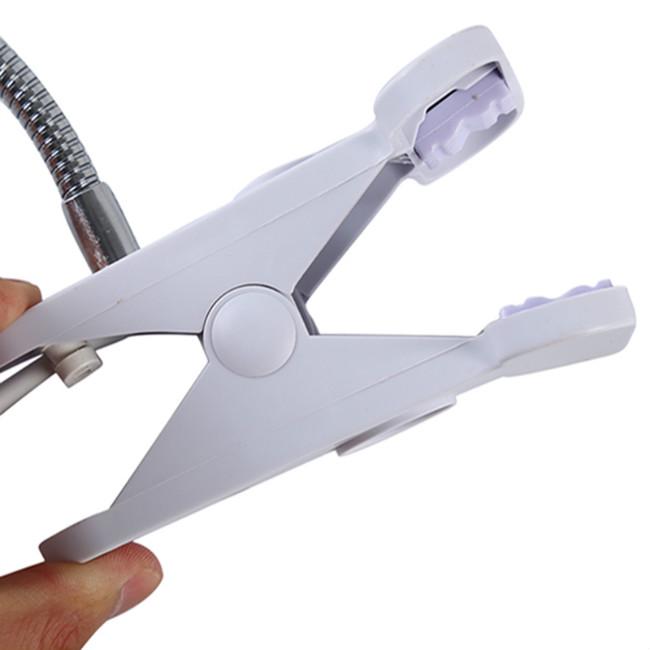 E27 светодиодная настольная лампа, вращающаяся на 360 градусов, держатель, зажим для ремня, переключатель, светильник для освещения, держатель лампы, универсальный зажим