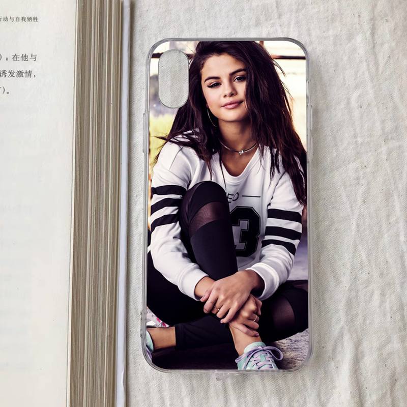 Чехол для телефона Селены Гомес Для iPhone 11 12 13 14 Mini Pro Max XR X XS TPU Прозрачный чехол Для 8 7 6 Plus SE 2020