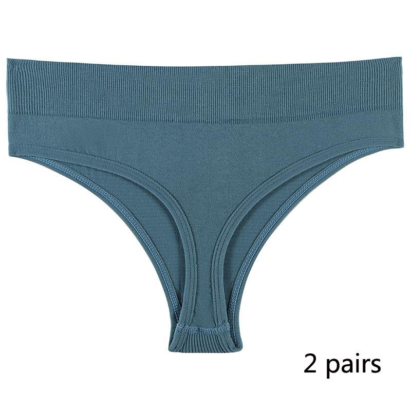 Спортивное нижнее белье для девочек, бесшовные сексуальные невидимые трусики со средней талией для девочек, однотонные удобные спортивные трусики с надписью «T» для женщин