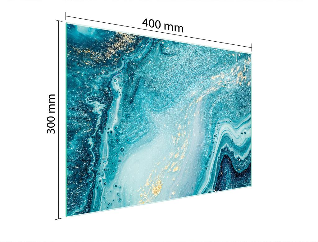 SZKLANA DESKA DO KROJENIA 40x30 MARMUR