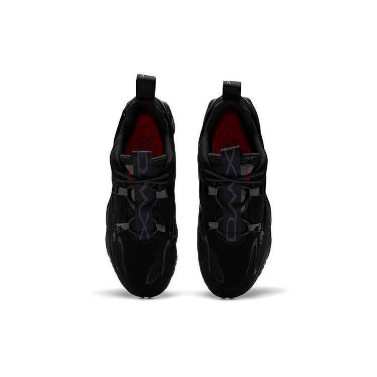 Reebok Dmx6 Mmxx Удобная сетка Синтетическая кожа Замша Лаковая Низкие кроссовки Унисекс кроссовки Черный FW6648