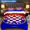 HNK Hajduk Split 3pcs Bedding,Including 1pc Duvet Cover And 2pcs Pillowcases Perfect for Christmas,Ideal for Bedroom, Dormitory