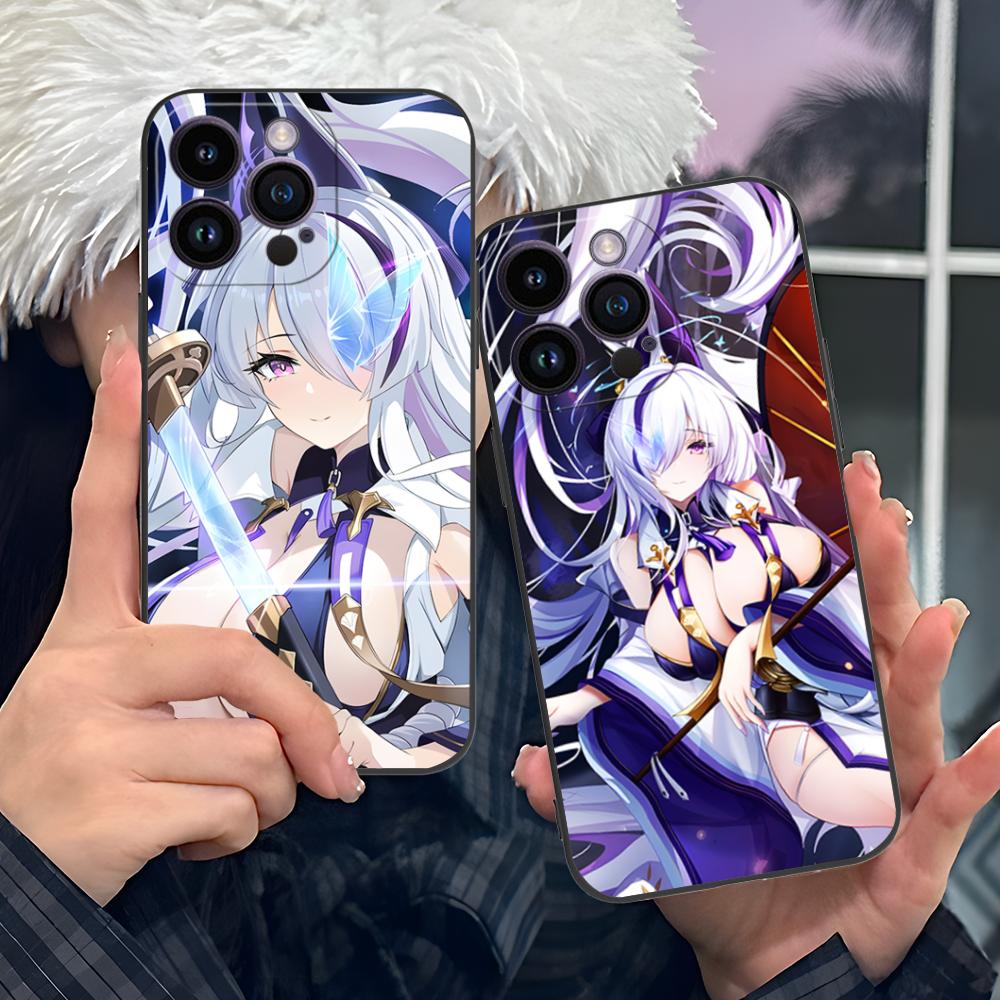 Матовый ТПУ чехол для телефона Azur Lane Unzen для iPhone 17 16 15 14 13 12 11 X XR XS 8 7 Air Pro Max Plus Mini Цветной чехол