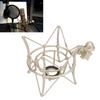 Microphone Shock Mount Zinc Alloy Anti Vibration Studio Mic Shockmount Stand Secure Support for Recording Station Studio
