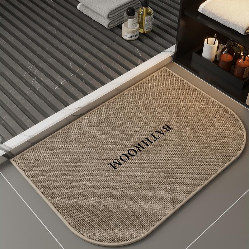 Minimalist Ins Wind Bath Mat Anti Slip Water Absorbing Quick Drying Carpet Bathroom Home Decoration