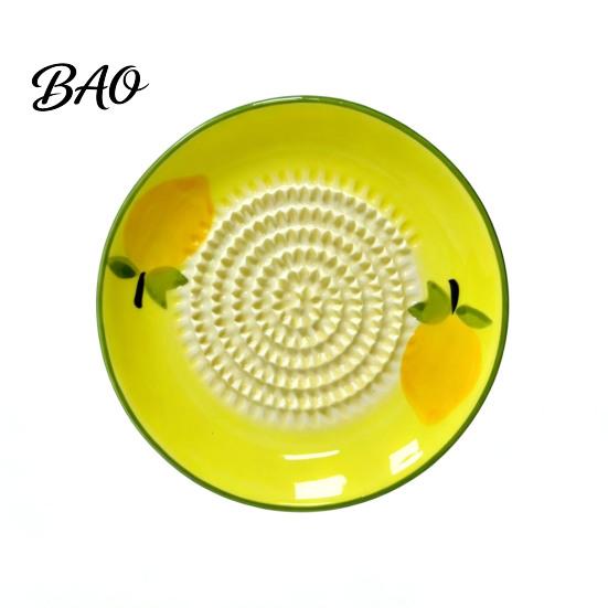 Garlic Paste Maker Ceramic Grater Bowl, Multifunctional Ginger Mincer Plate for Food, Spanish Tomato Roaster Dish, Kitchen Tool Grinder