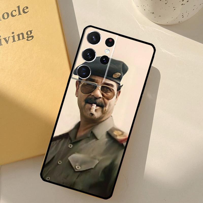 Saddam Hussein Iraq Phone Case For Samsung Galaxy S25 Ultra S20 S21 S22 S23 S24 S9 S10 Plus S25 FE Cover Shell