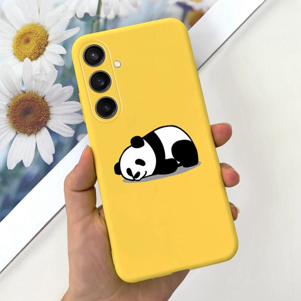 Для Huawei Samsung Galaxy M15 F15 Задняя крышка Мягкий матовый жидкий силикон Чехол Samsung F15 Корпус Астронавт Динозавр