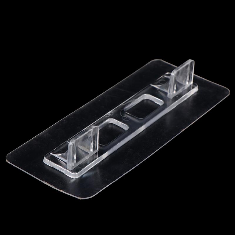 1 шт., клейкие колышки для полки, пластиковые зажимы для полки шкафа, настенная вешалка для кухни, аксессуары для ванной комнаты