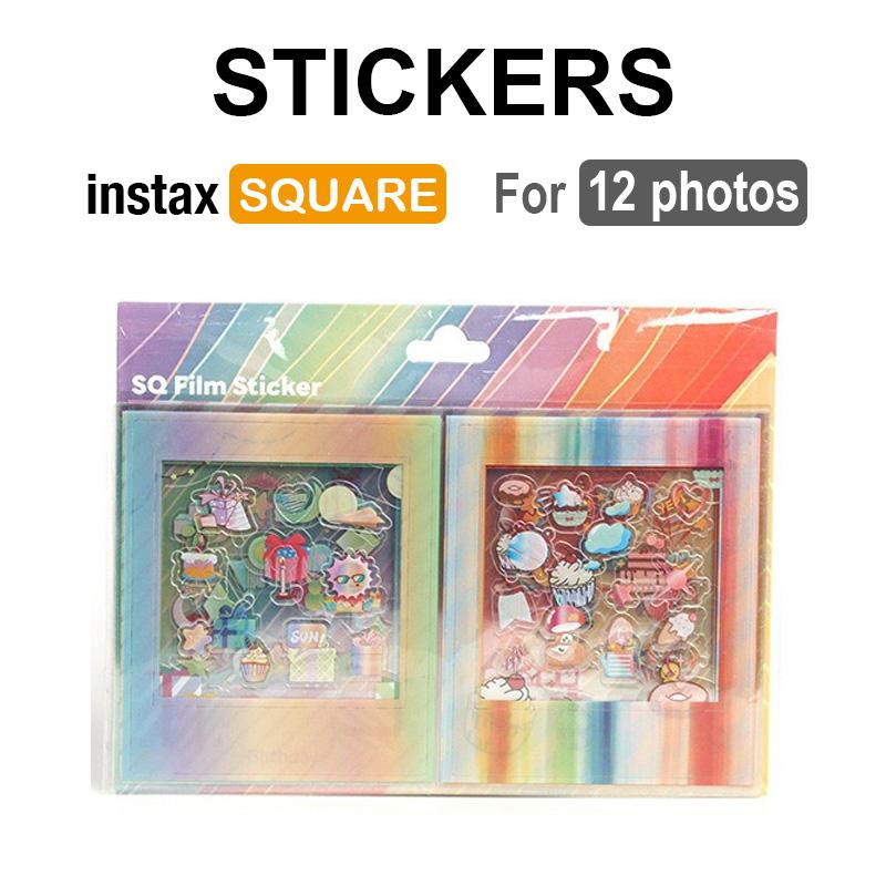 [Film Lab] [Set of 12pcs] Frame Stickers for Instax SQ Photo CAC13