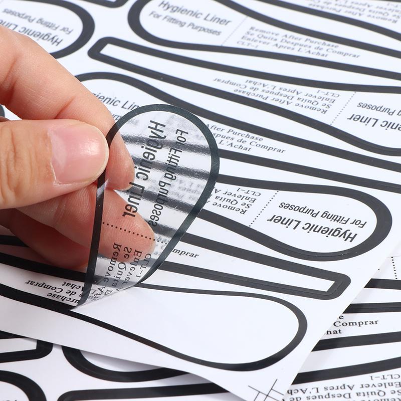 80Pcs/Set Hygiene Label Swimwear Lingerie Underwear Brief Bikini Try On Sticker