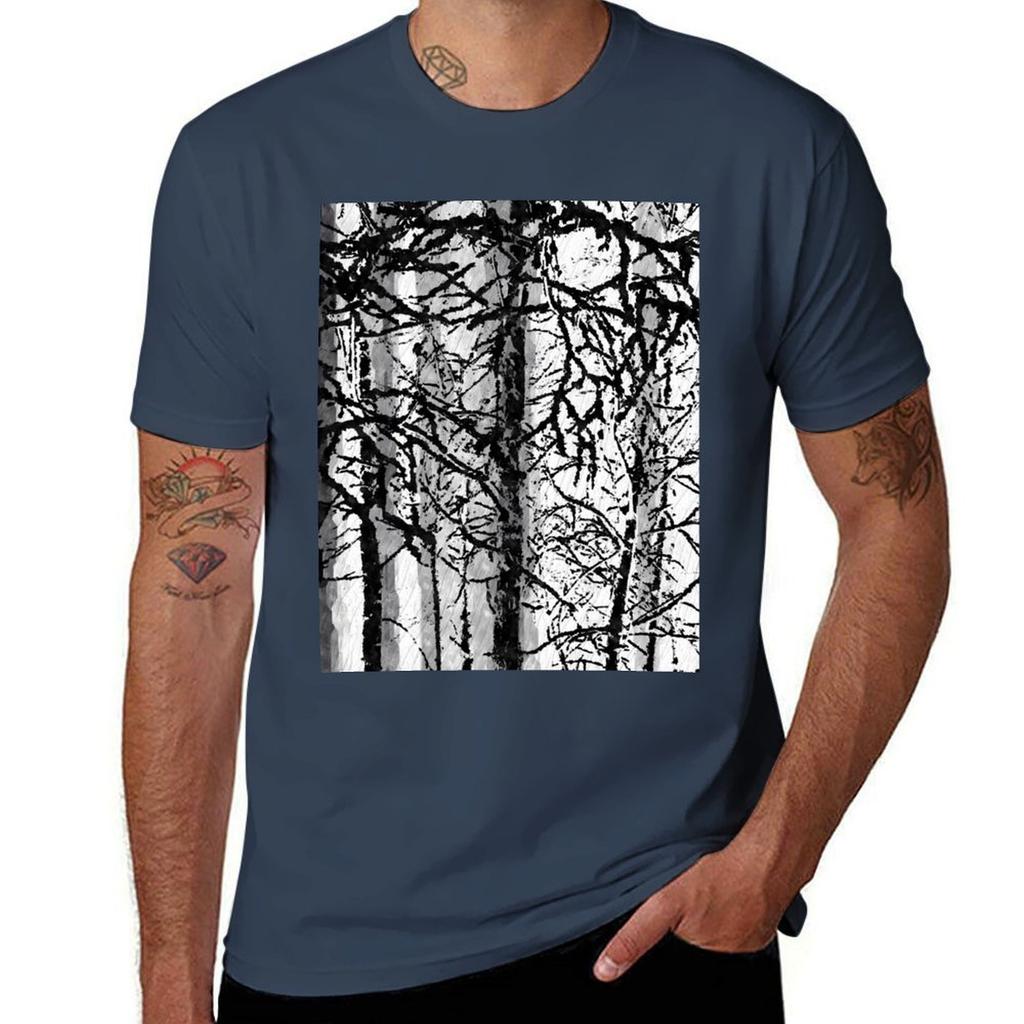 Birches Tshirt Summer Holiday Casual Tee
