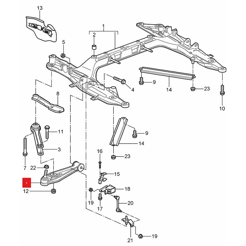 Front Suspension Control Arm For Porsche 911 Cayman Boxster 997 982 987 99734105300 99734105303 99734105304