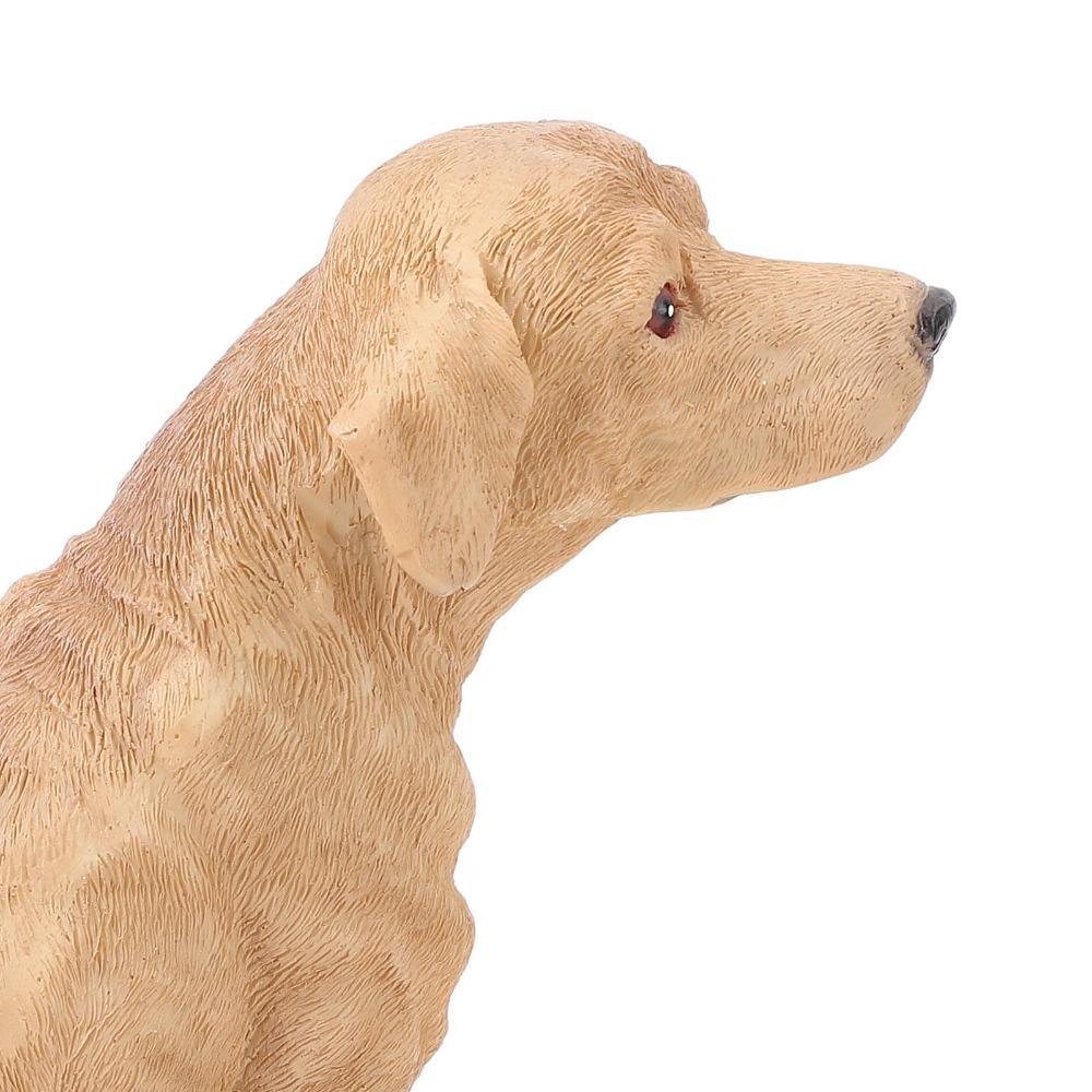 Anti Fade Dog Figurine Resin Dog Decorative Figurine Cute Puppy Statue Home