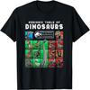 Jurassic World Neon Colorful Periodic Table Of Dinosaurs T-Shirt