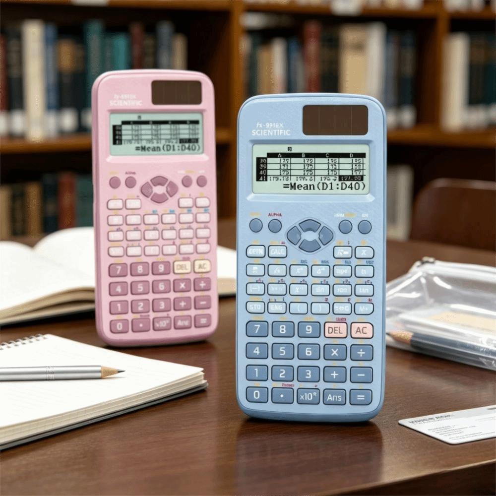 552 Functions Scientific Calculator Writing Tablet Complex Statistics Multifunctional Calculator with Pen Matrix Vector