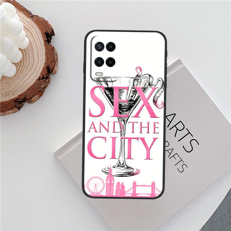 Sex and the City Case For Oppo A18 A38 A58 A78 A98 A79 A40 A60 A80 A16 A76 A96 A15 A74 A94 A54 A77 A17 Cover