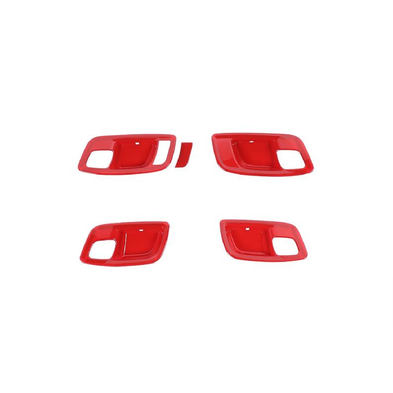 Внутренняя ручка двери автомобиля, декоративная крышка, наклейки для Dodge Charger Chrysler 300C 2011-2023, внутренние молдинги