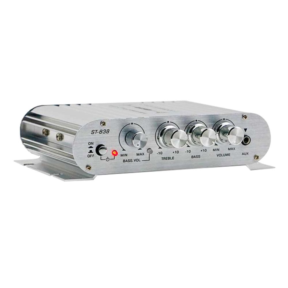 Subwooferoof ST-838 Amplifier 2.1 Channel Power Amplifier for Speaker/Phone/Computer/DVD