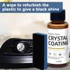 30 мл Пластиковые детали Кристалл Покрытие Восстанавливающее Средство С Губкой Долгосрочный Общий Восстановитель Автомобильные Аксессуары