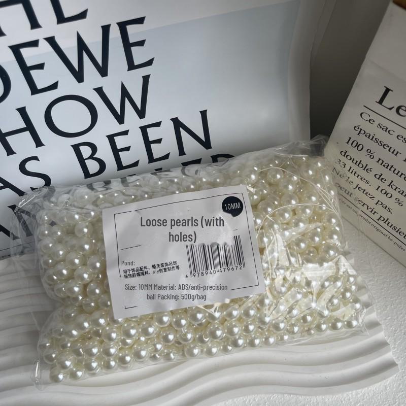 Бусины из искусственного жемчуга оптом для самостоятельного изготовления браслетов и ожерелий