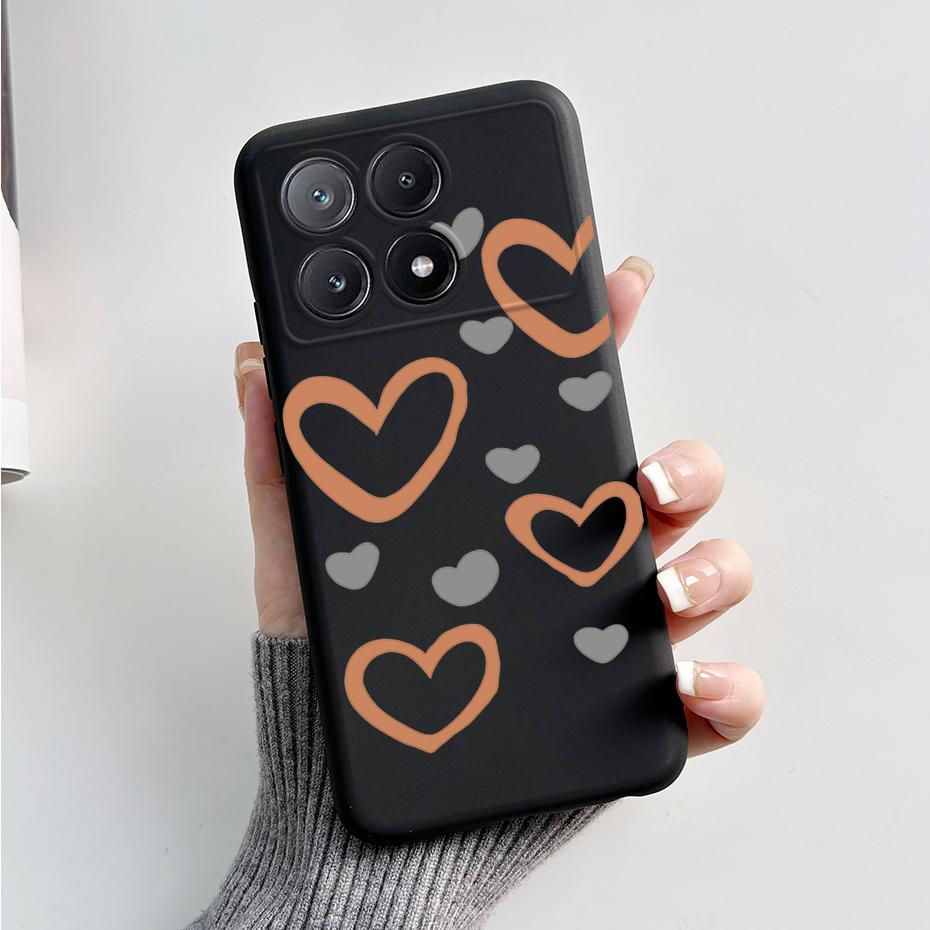 Для Xiaomi Poco X6 Pro Чехол Стильный Расписной Силиконовый Бампер Ударопрочный Чехлы для Телефона Чехол Coque Для Xiaomi Poco X6 Pro 5G Fundas