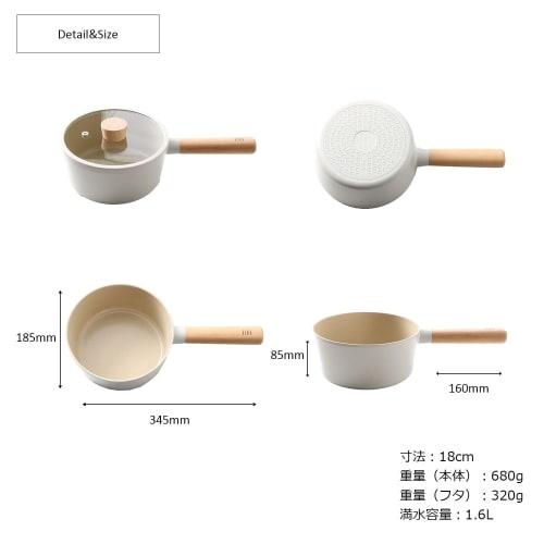 FIKA от Neoflam Сотейник, 18 см, с керамическим покрытием, для газовых и индукционных плит